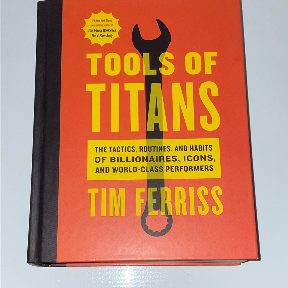 Tools of Titans Book by Tim Ferriss